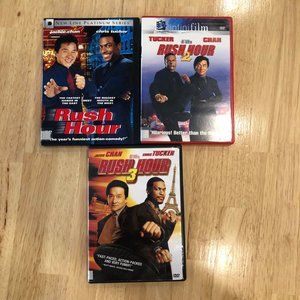 Rush Hour Trilogy DVD Set - Action Comedy Movies With Jackie Chan & Chris Tucker